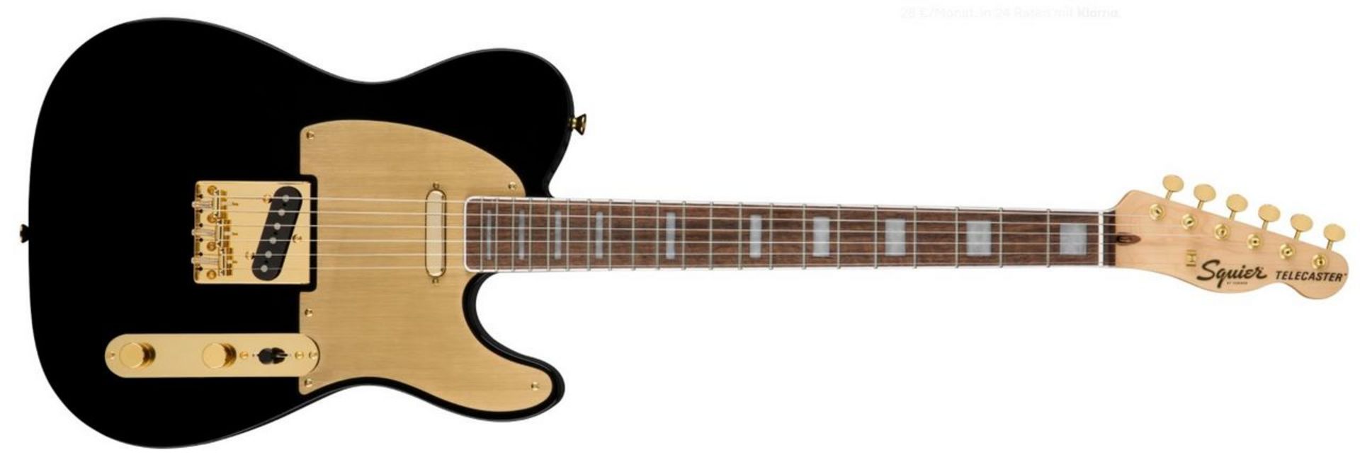 Fender Squier - 40TH ANNIVERSARY TELECASTER GOLD EDITION Black