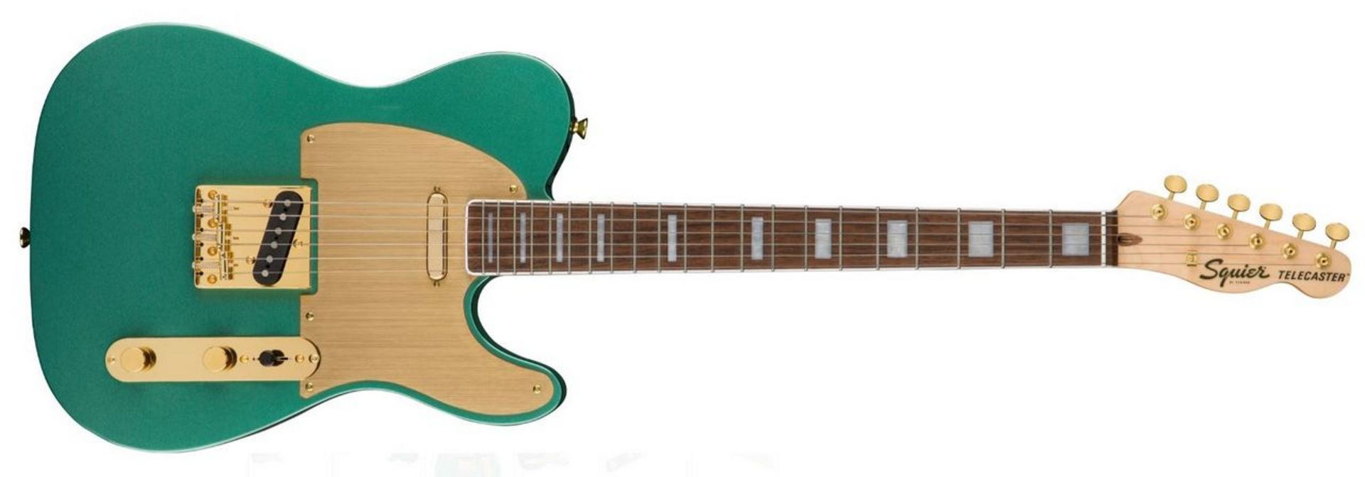 Fender Squier - 40TH ANNIVERSARY TELECASTER GOLD EDITION Sherwood Green