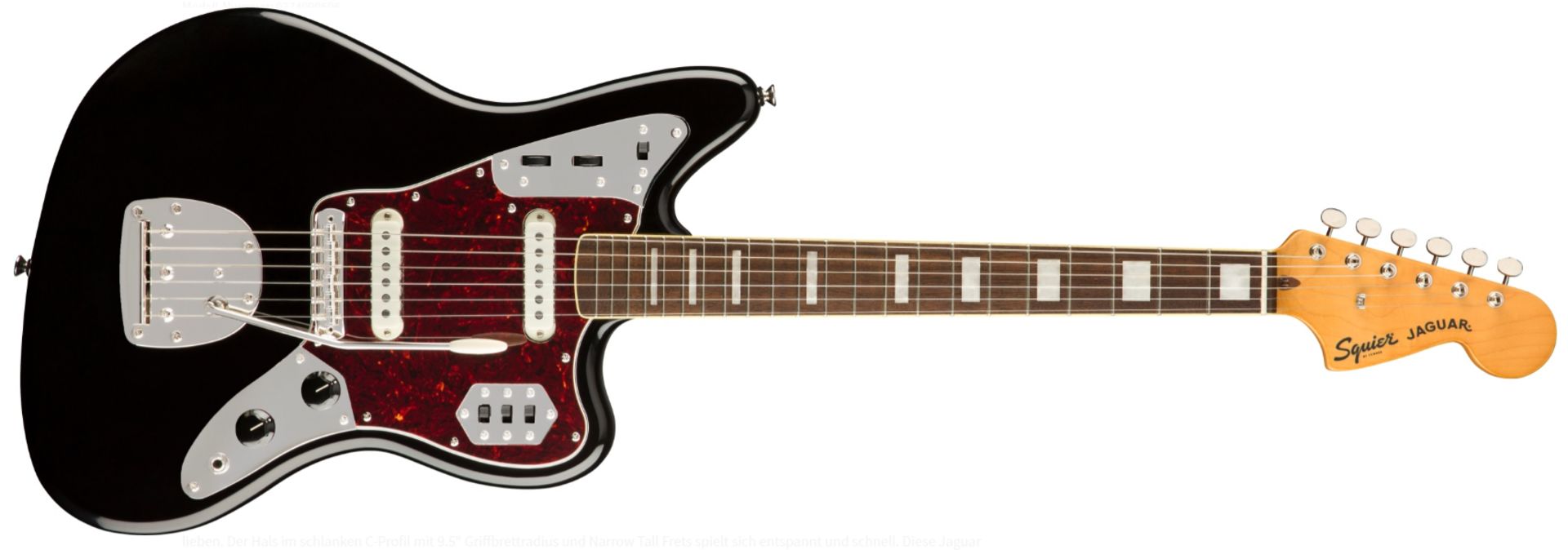 Fender Squier - CLASSIC VIBE 70S JAGUAR 3-Color Black