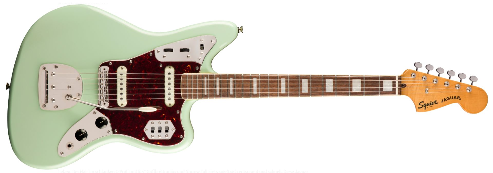 Fender Squier - CLASSIC VIBE 70S JAGUAR 3-Color Surf Green