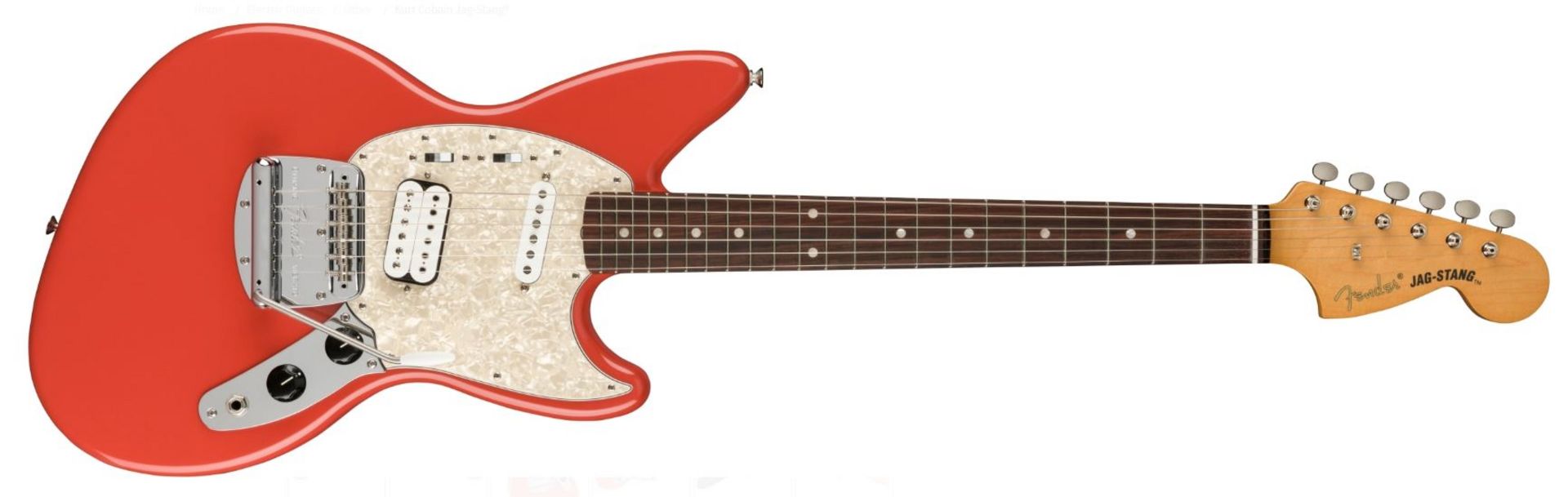 Fender - KURT COBAIN JAG-STANG Fiesta Red